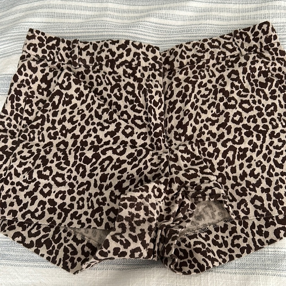 J crew linen shorts